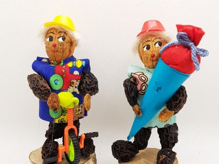 Buben mit Einrad und Schultüte